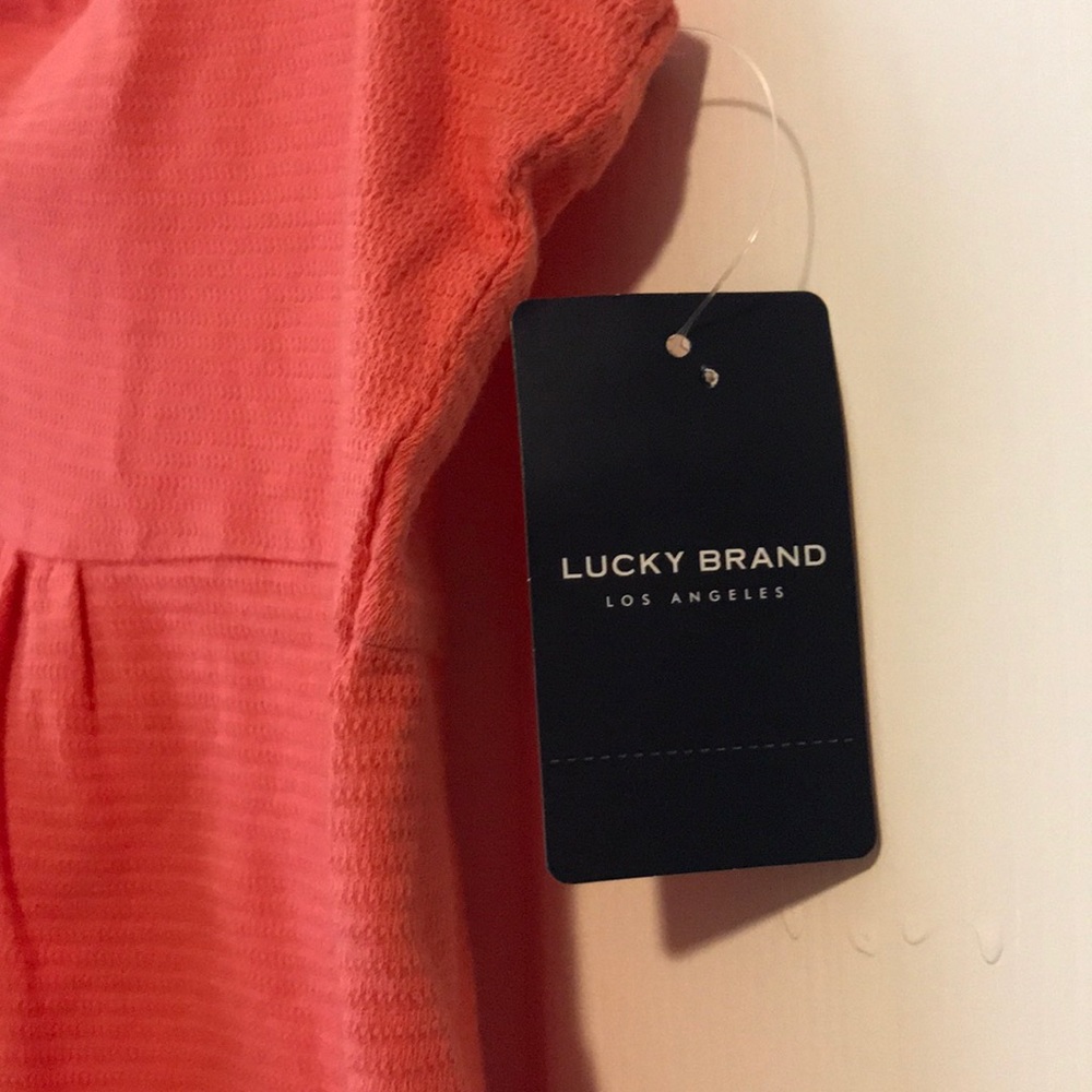 Lucky Brand Peplum/Babydoll Top - Picture 4 of 5